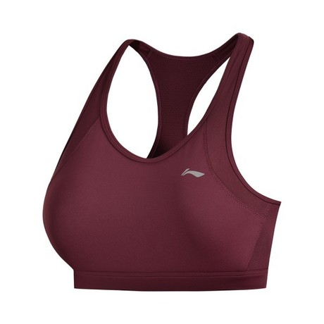 AUBP014-1 Sports Bra Tight Fit Dark White Red XXL