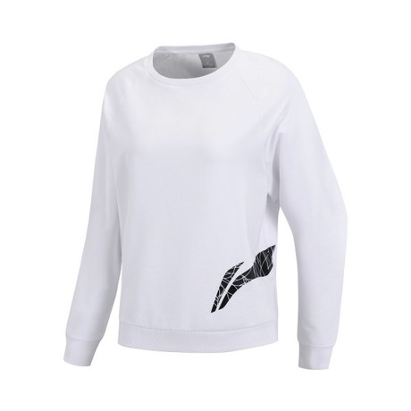 AWDP118-1 Fitness Pullover Standard White S