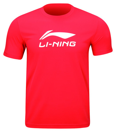 Unisex Sport-Shirt Logo-Standard - Rot - ATSU493-4 S = XS EU