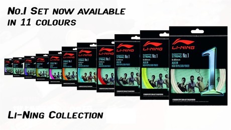 Badmintonsaite No.1 im 10m-Set verschiedene Farben - AXJJ018 Minz-Grün