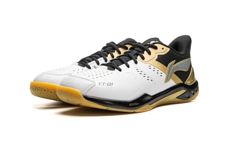 Unisex Badmintonschuh Wolke 2 - schwarz/weiß - AYZU017-4 EU 39 2/3 -US 7 -245 mm 