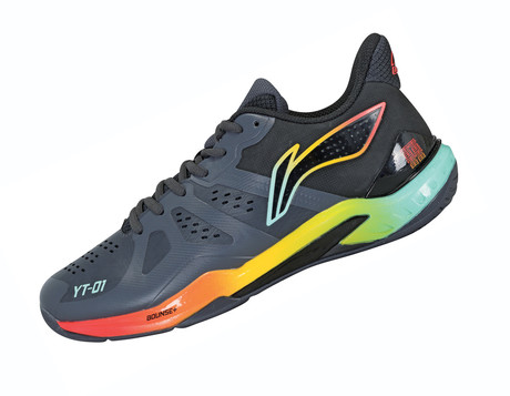 Unisex Badmintonschuh Wolke schwarz/bunt - AYAS028-5 EU 39 -US 6,5 -240 mm 