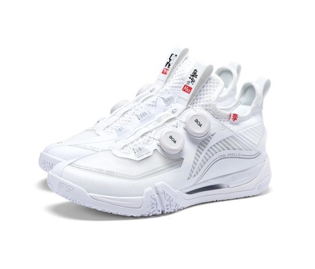 Unisex Badmintonschuh Saga 2 BOA Max - weiß - AYAT001-1 EU 43 -US 9,5 -270 mm