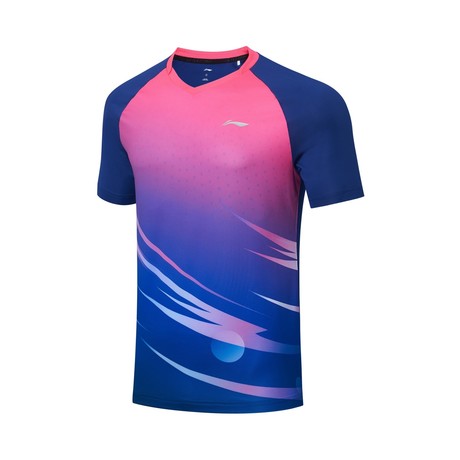 Tischtennis Herren Team Wettkampftrikot Topspin - blau-violett - AAYT031-1 XXL = XL EU